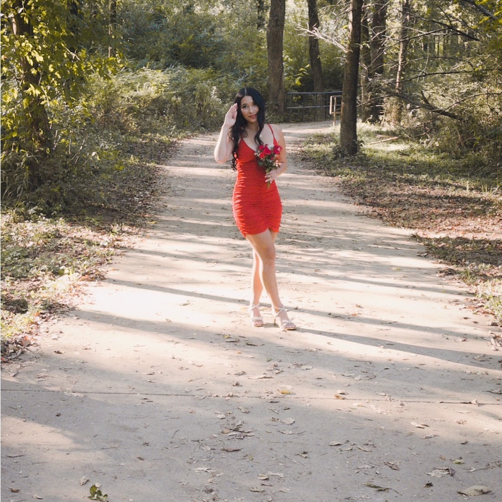 Elegant Red Dress for Women